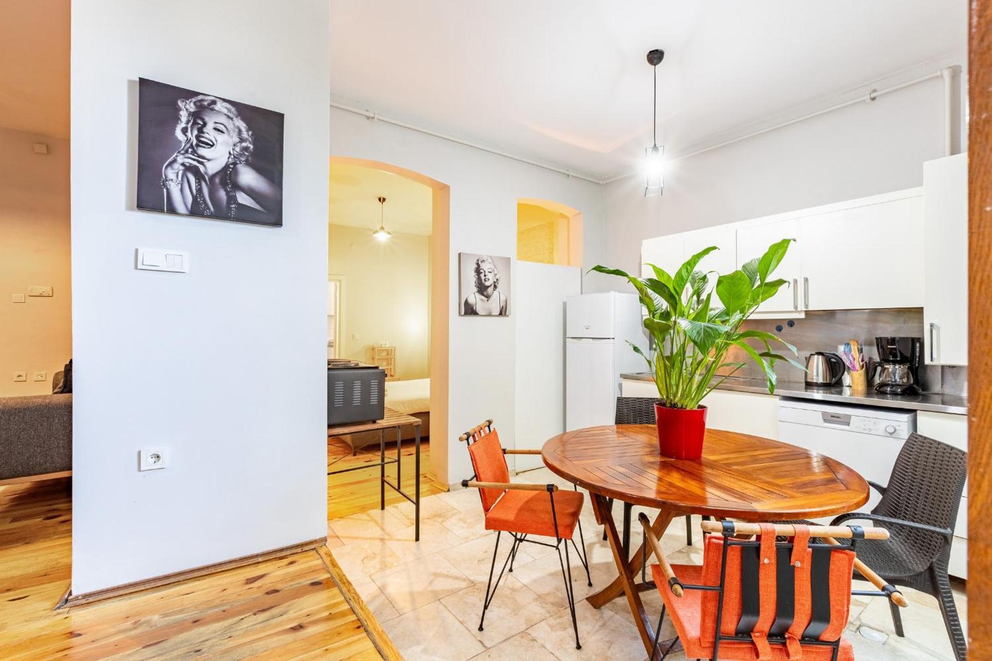 Apartament 1 Bd Chic Garden Flat In Taksim *